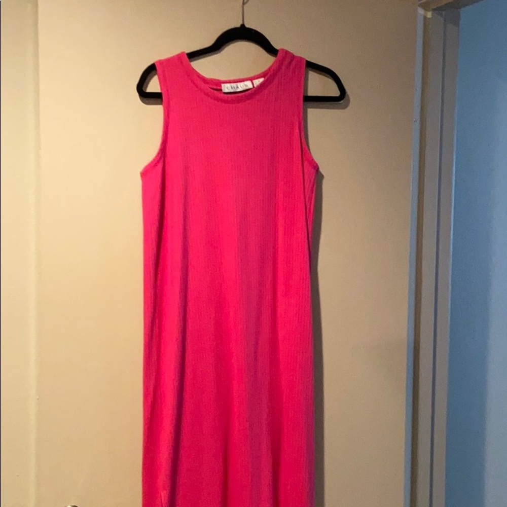 Long throw on dress